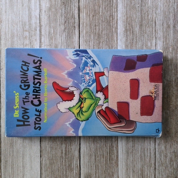 Dr Seuss how the Grinch stole Christmas VHS vintage - Picture 1 of 4